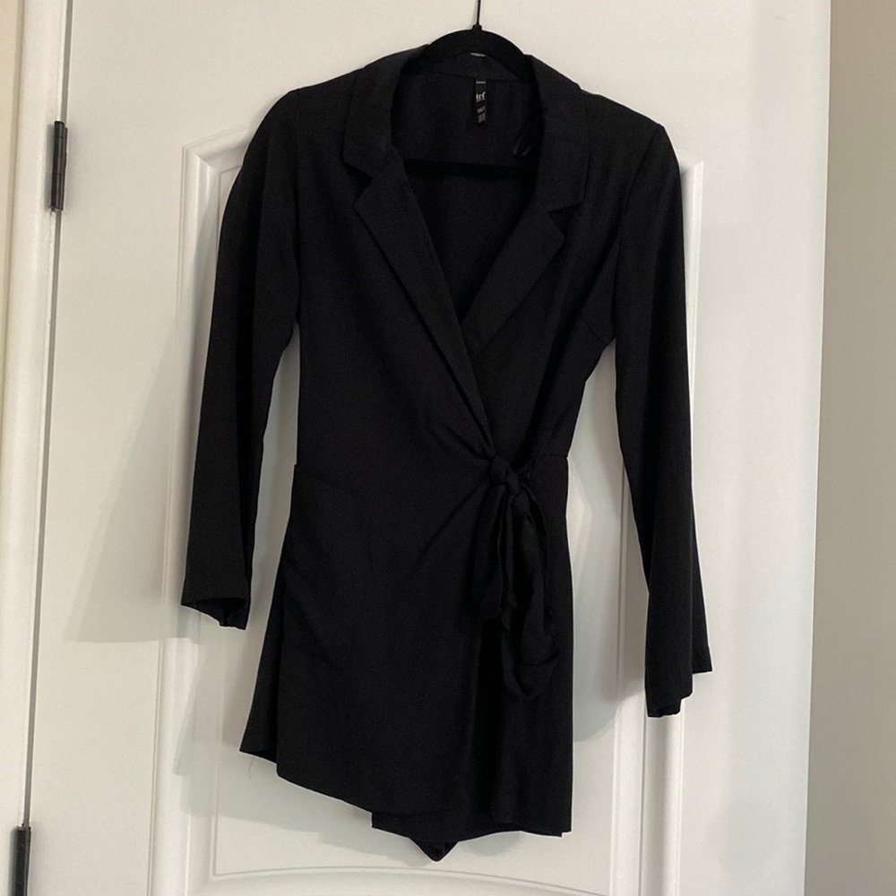 Zara black blazer romper dress size XS good condition